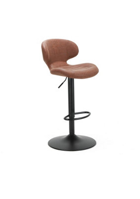 Nico Bar Stool, Tan, W50xD45xH87-108cm