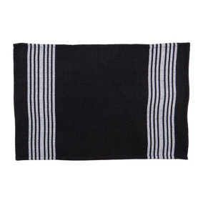 Nicola Spring 100% Cotton Tea Towel - 60cm x 40cm - Black