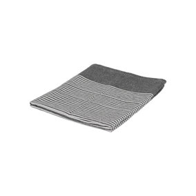 Nicola Spring 100% Cotton Tea Towel - 70cm x 50cm - Grey Pinstripe