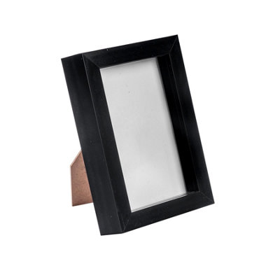 Nicola Spring - 3D Box Photo Frame - 4 x 6" - Black