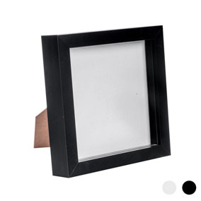 Nicola Spring - 3D Box Photo Frame - 6 x 6" - Black