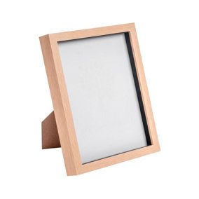 Nicola Spring - 3D Box Photo Frame - 8 x 10" - Light Wood