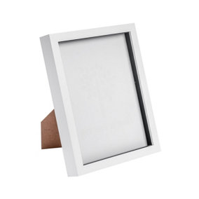Nicola Spring - 3D Box Photo Frame - 8 x 10" - White