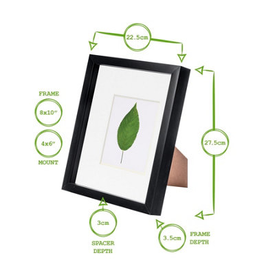Nicola Spring 3D Box Photo Frame - 8 x 10
