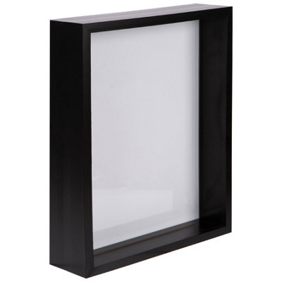 Nicola Spring - 3D Deep Box Photo Frame - 8" x 10" - Black