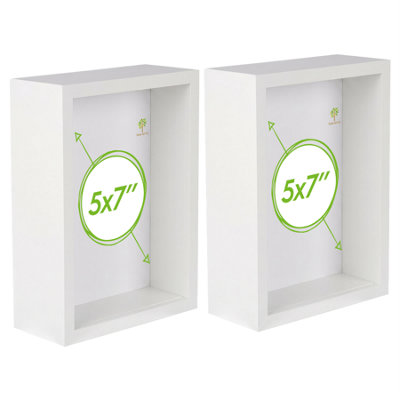 Nicola Spring 3D Deep Box Photo Frames - 5
