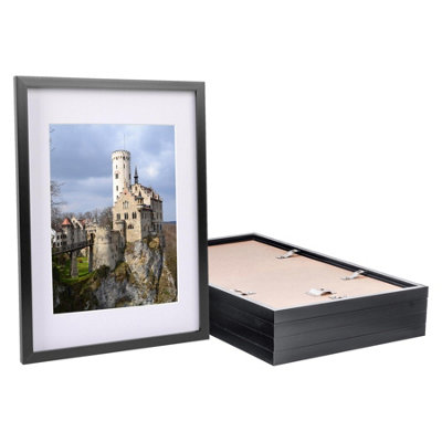 Nicola Spring 5x Photo Frames with White A4 Mount - A3 (12