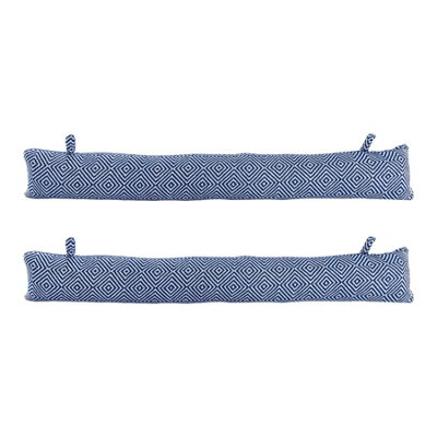 Nicola Spring Chevron Draught Excluders Modern Style Fabric Weighted