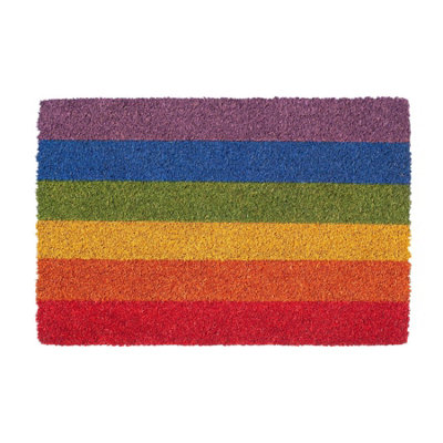 Nicola Spring - Coir Door Mat - 90 x 60cm - Rainbow