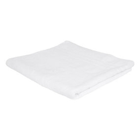 Nicola Spring Cotton Bath Sheet - 160cm x 90cm - White