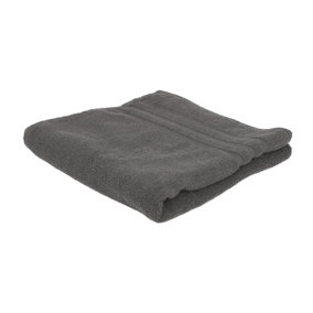 Nicola Spring Cotton Bath Towel - 135cm x 70cm - Charcoal