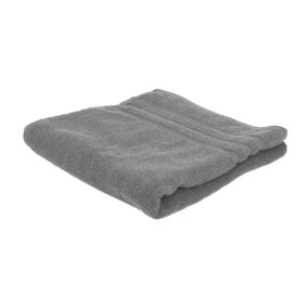 Nicola Spring Cotton Bath Towel - 135cm x 70cm - Grey
