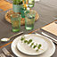 Nicola Spring - Cotton Fabric Placemats & Table Runner Set - Steel Grey - 7pc