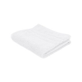 Nicola Spring Cotton Hand Towel - 90cm x 50cm - White