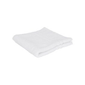 Nicola Spring Cotton Wash Cloth - 30cm x 30cm - White