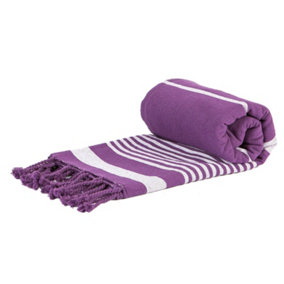 Nicola Spring - Deluxe Cotton Turkish Bath Towel - Purple