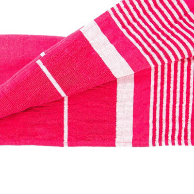Nicola Spring - Deluxe Cotton Turkish Bath Towels - Hot Pink - Pack of 4