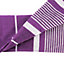 Nicola Spring - Deluxe Cotton Turkish Bath Towels - Purple - Pack of 2