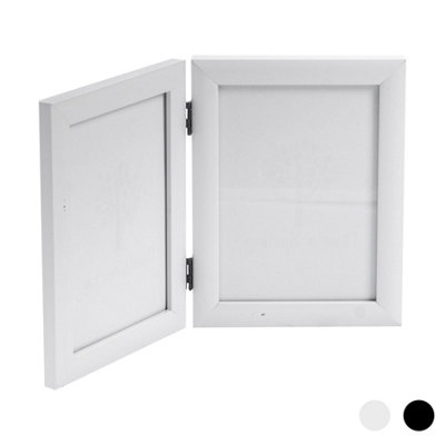 Nicola Spring - Folding 2 Photo Frame - 5 x 7" - White