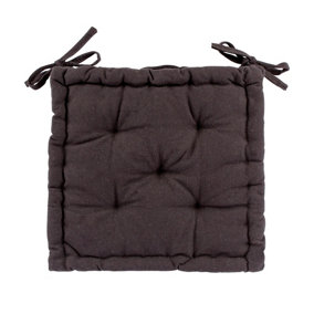 Nicola Spring - French Mattress Seat Cushion - 40cm - Black