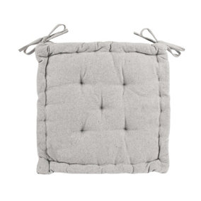 Nicola Spring - French Mattress Seat Cushion - 40cm - Grey