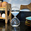 Nicola Spring - Glass Kitchen Sand Timer - 30 Minutes - Clear