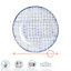 Nicola Spring - Hand-Printed Dinner Plates - 25.5cm - 3 Colours - Pack of 6