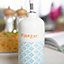 Nicola Spring - Hand-Printed Oil & Vinegar Pourer Bottles Set - 500ml - Blue - 2pc