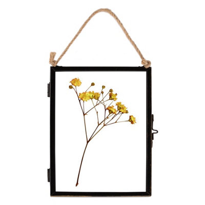 Nicola Spring - Hanging Metal Photo Frame - 5" x 7" - Black