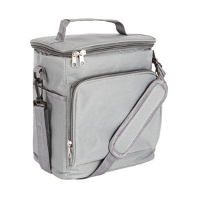 Nicola Spring - Insulated Cool Bag - 24 x 27cm - Grey