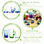 Nicola Spring - Jebel Recycled Glass Vase - 3.5 Litre - Blue