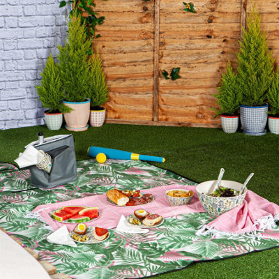 Nicola Spring - Picnic Blanket - 130 x 168cm - Tropical - 4