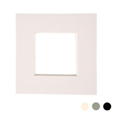 Nicola Spring Picture Mount for 4 x 4" Frame - Photo Size 2 x 2" - Ivory