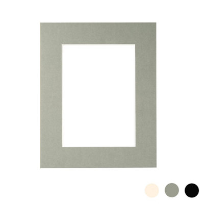 Nicola Spring Picture Mount for 8 x 10" Frame - Photo Size 5 x 7" - Grey