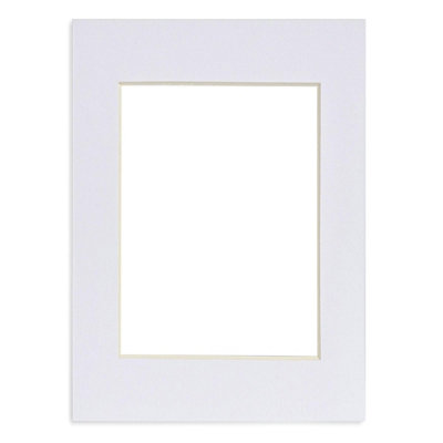 Nicola Spring Picture Mount for 8 x 10" Frame - Photo Size 5 x 7" - White