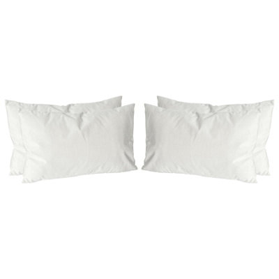 Nicola Spring Rectangle Velvet Cushions - 60cm x 40cm - Cream - Pack of 4