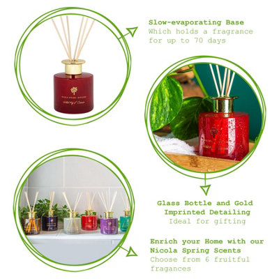 Nicola Spring - Reed Diffuser - 200ml - Wild Fig & Cassis