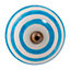 Nicola Spring - Round Ceramic Cabinet Knob - Light Blue Stripe