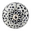 Nicola Spring - Round Ceramic Cabinet Knob - White Rose