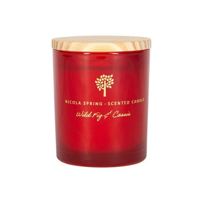 Nicola Spring - Soy Wax Scented Candle - 130g - Wild Fig & Cassis