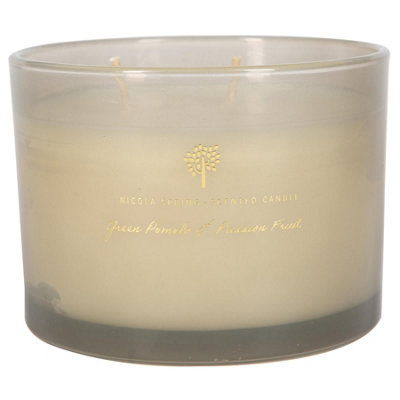 Nicola Spring - Soy Wax Scented Candle - 350g - Green Pomelo & Passion Fruit