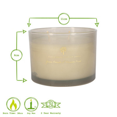 Nicola Spring - Soy Wax Scented Candle - 350g - Green Pomelo & Passion Fruit