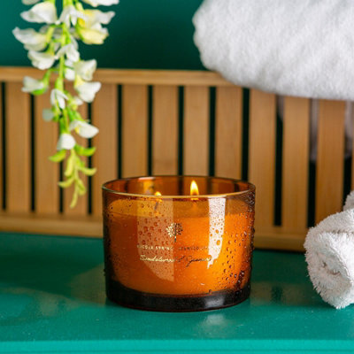 Nicola Spring - Soy Wax Scented Candle - 350g - Sandalwood & Jasmine - 7
