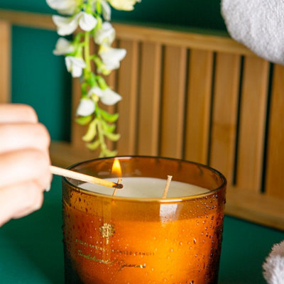 Nicola Spring - Soy Wax Scented Candle - 350g - Sandalwood & Jasmine - 4