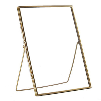 Nicola Spring - Standing Metal Photo Frame - 8" x 10" - Rose Gold