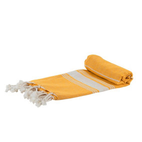 Nicola Spring - Turkish Cotton Bath Towel - 170 x 90cm - Mustard