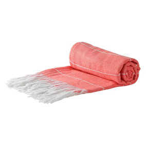 Nicola Spring - Turkish Cotton Bath Towel - 173 x 92cm - Cantaloupe