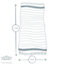 Nicola Spring - Turkish Cotton Bath Towels - 170 x 90cm - Red Stripe - Pack of 2