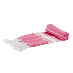 Nicola Spring - Turkish Cotton Hand Towel - 100 x 60cm - Pink