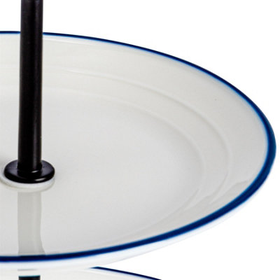 Nicola Spring - White Farmhouse Cake Stand - 21cm - 7